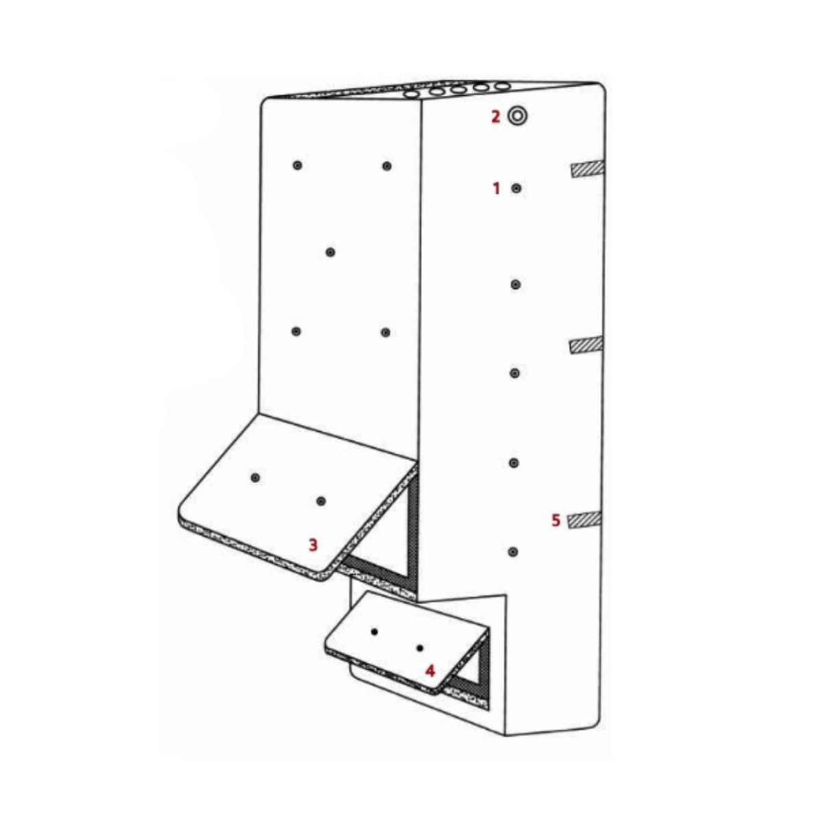 Τεχνικό σχέδιο καλύμματος λέβητα αερίου